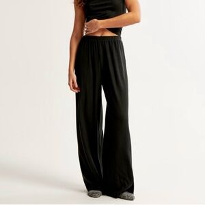 Abercrombie Pointelle Wide Leg Pants